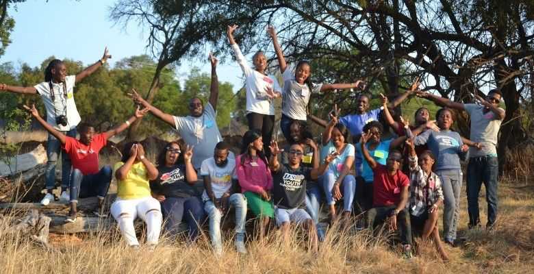 Group of young people at the co-creation workshop for Young Voices